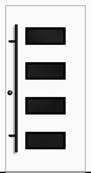 Aluminium Haustür "NADINE" 82 mm RC2 BLACKLINE