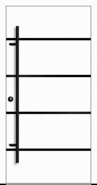 Aluminium Haustür &quot;FANNIE&quot; 82 mm RC2 BLACKLINE