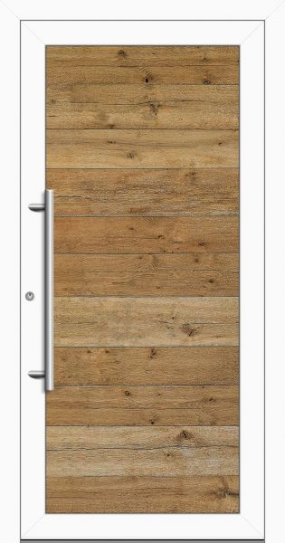 Aluminium-Holz Haustür "IRIS-W" 79 mm Eiche Altholz