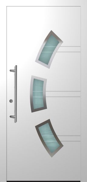Aluminium Haustür "KIMBERLY" 78 mm flügelüberdeckend RC2