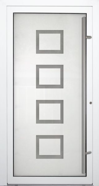 Aluminium Glas Haustür "HEIDI" 90 mm