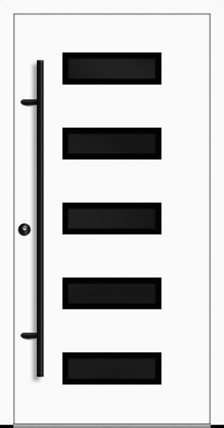 Aluminium Haustür "AGADA" 82 mm RC2 BLACKLINE