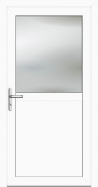 Aluminium Nebeneingangstür "PAULA-G" 69 mm RC2