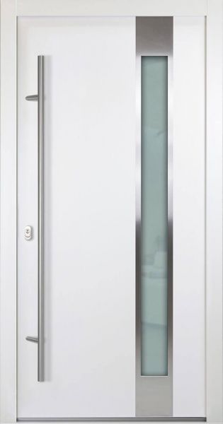 Aluminium Haustür "PALOMA" 92 mm flügelüberdeckend