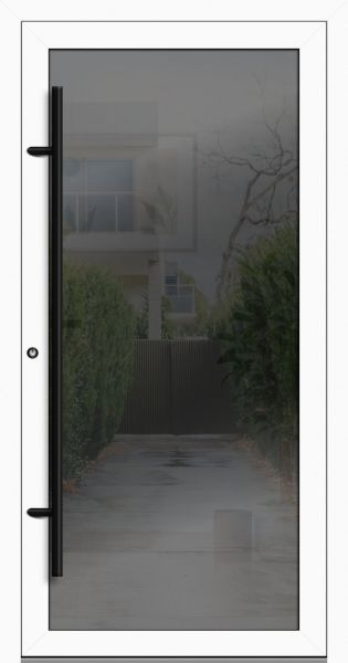 Aluminium-Glas Haustür "FELINA" 90 mm BLACKLINE