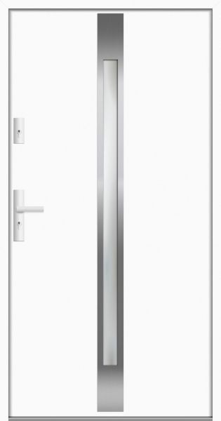 Aluminium-Stahl Nebeneingangstür &quot;PALITA&quot; 68 mm