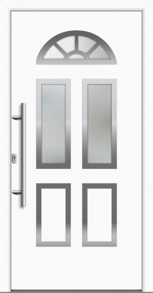 Aluminium Haustür &quot;SIMONE&quot; 79 mm flügelüberdeckend